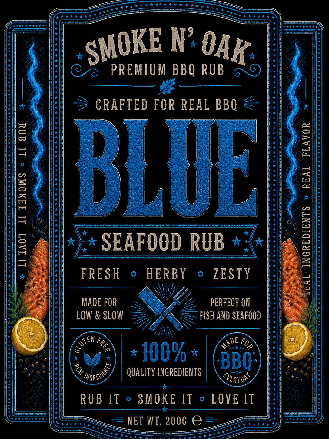 Smoke N' Oak BLUE label